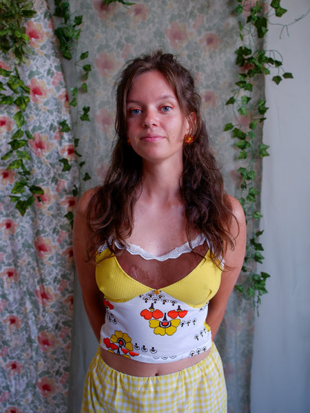 Retro Patchwork Tanktop