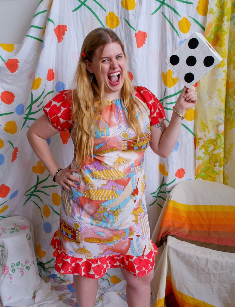 handcrafted circus midi dress Stella Nova - Katara Handcrafted Midi Dress