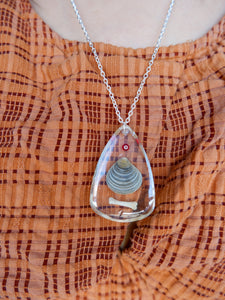 Striped Shell Necklace